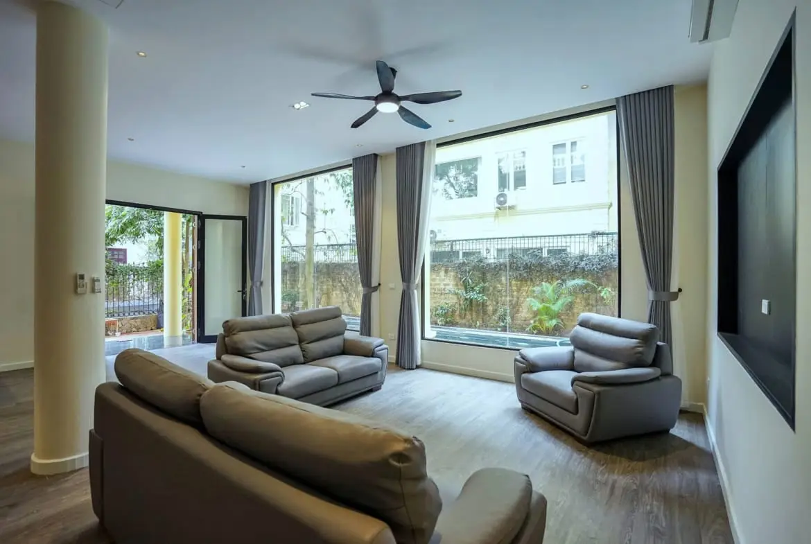 Hanoi Housing_Villa_ 7 ngo 52 To Ngoc Van_livingroom