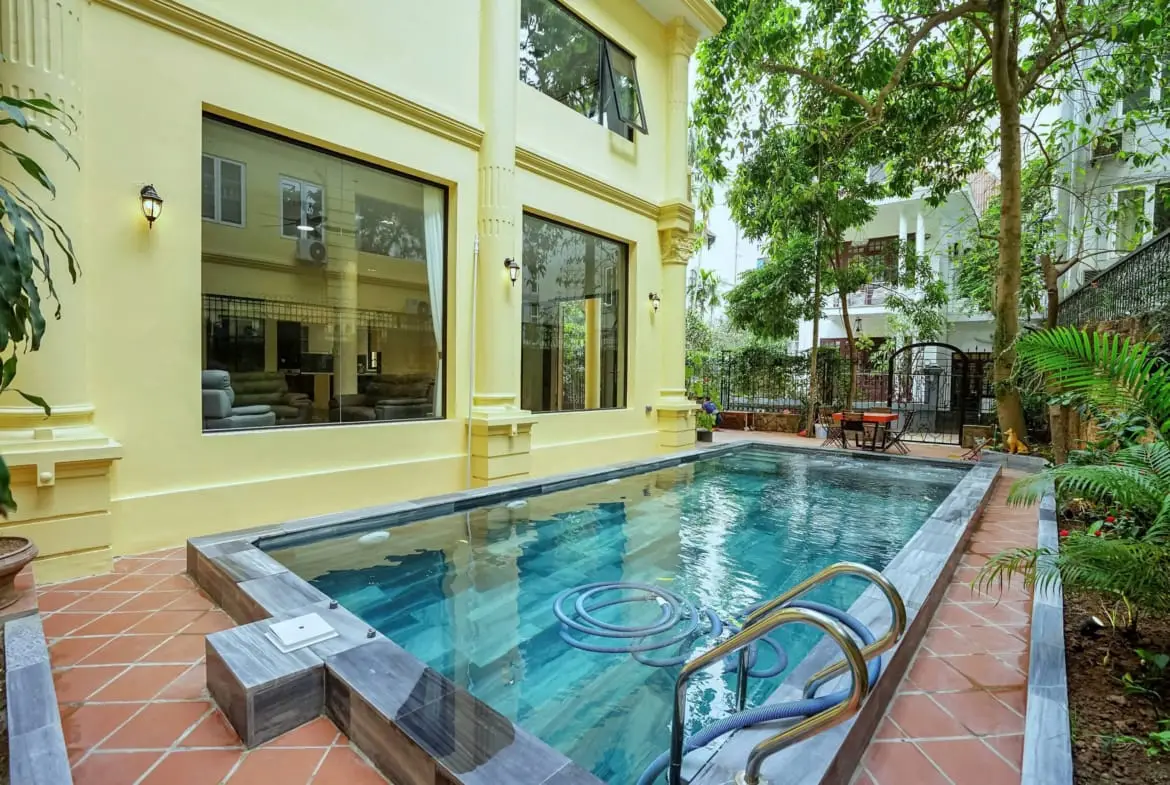 Hanoi Housing_Villa_ 7 ngo 52 To Ngoc Van_pool