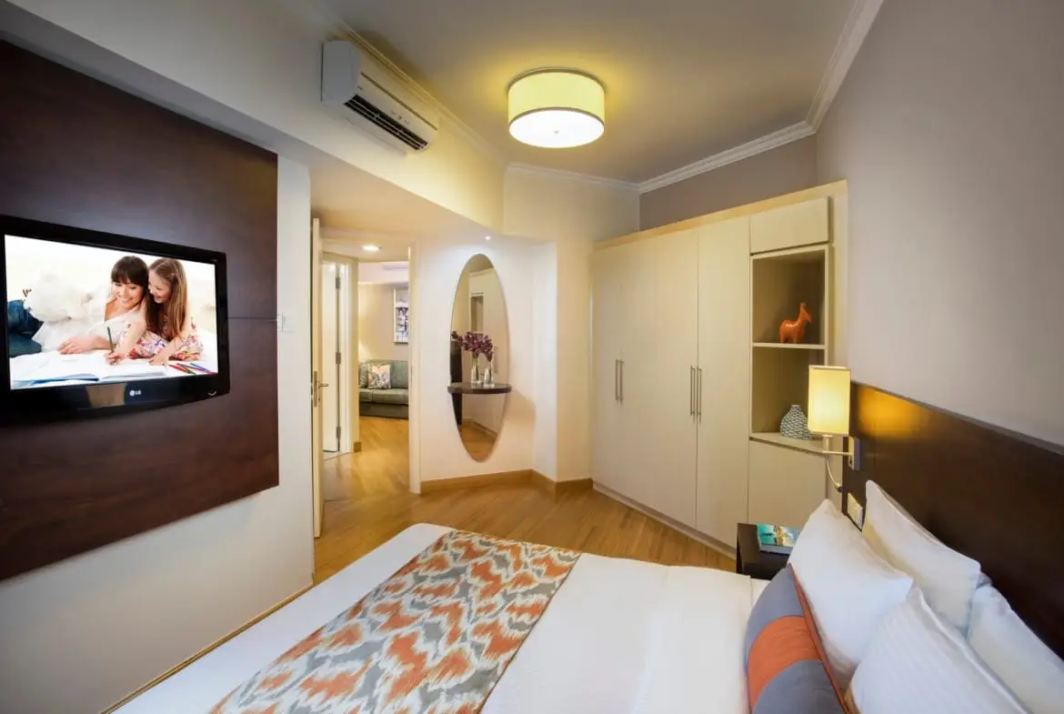 Somerset Grand Hanoiのベッドルーム