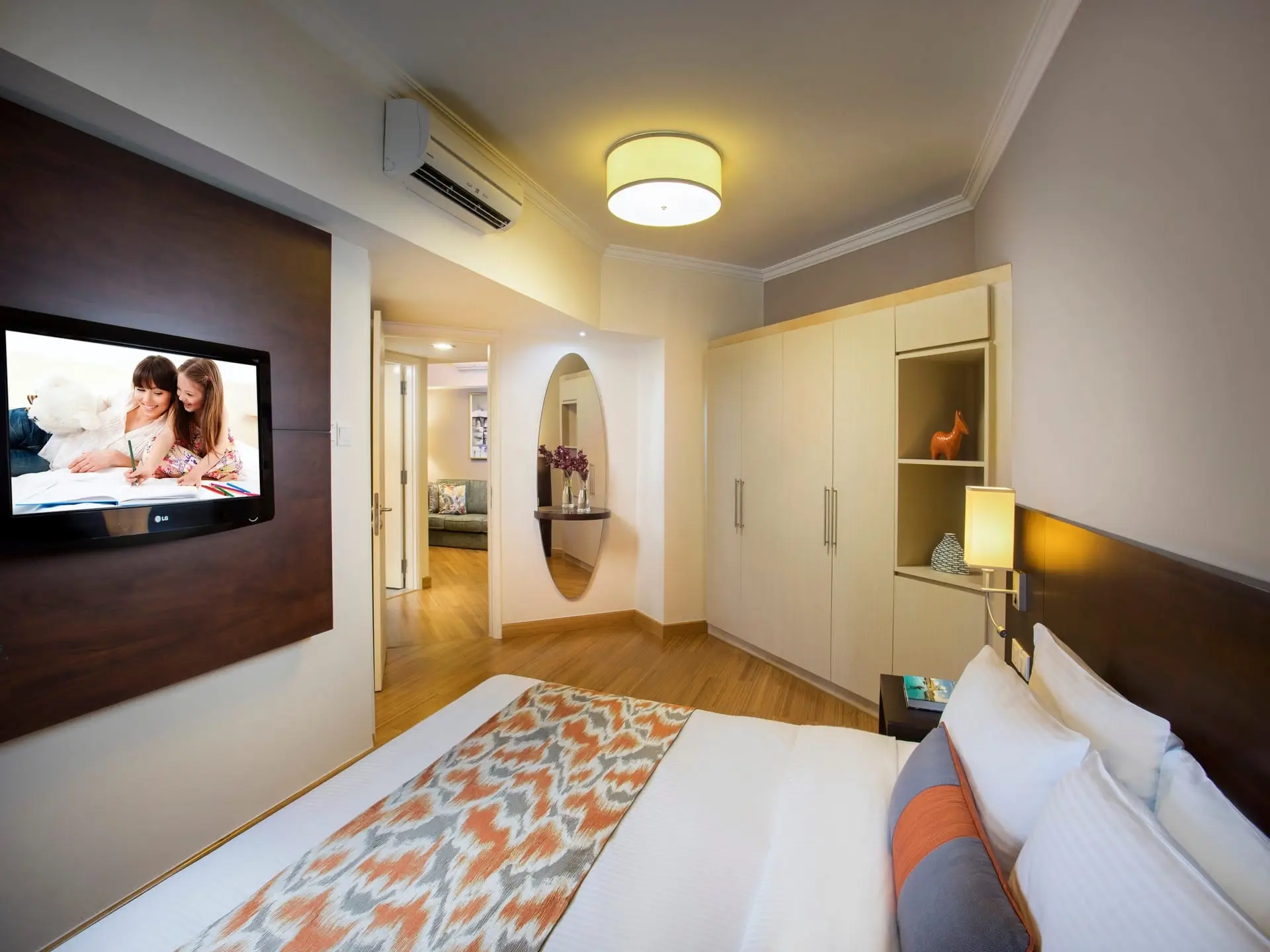 Somerset Grand Hanoiのベッドルーム