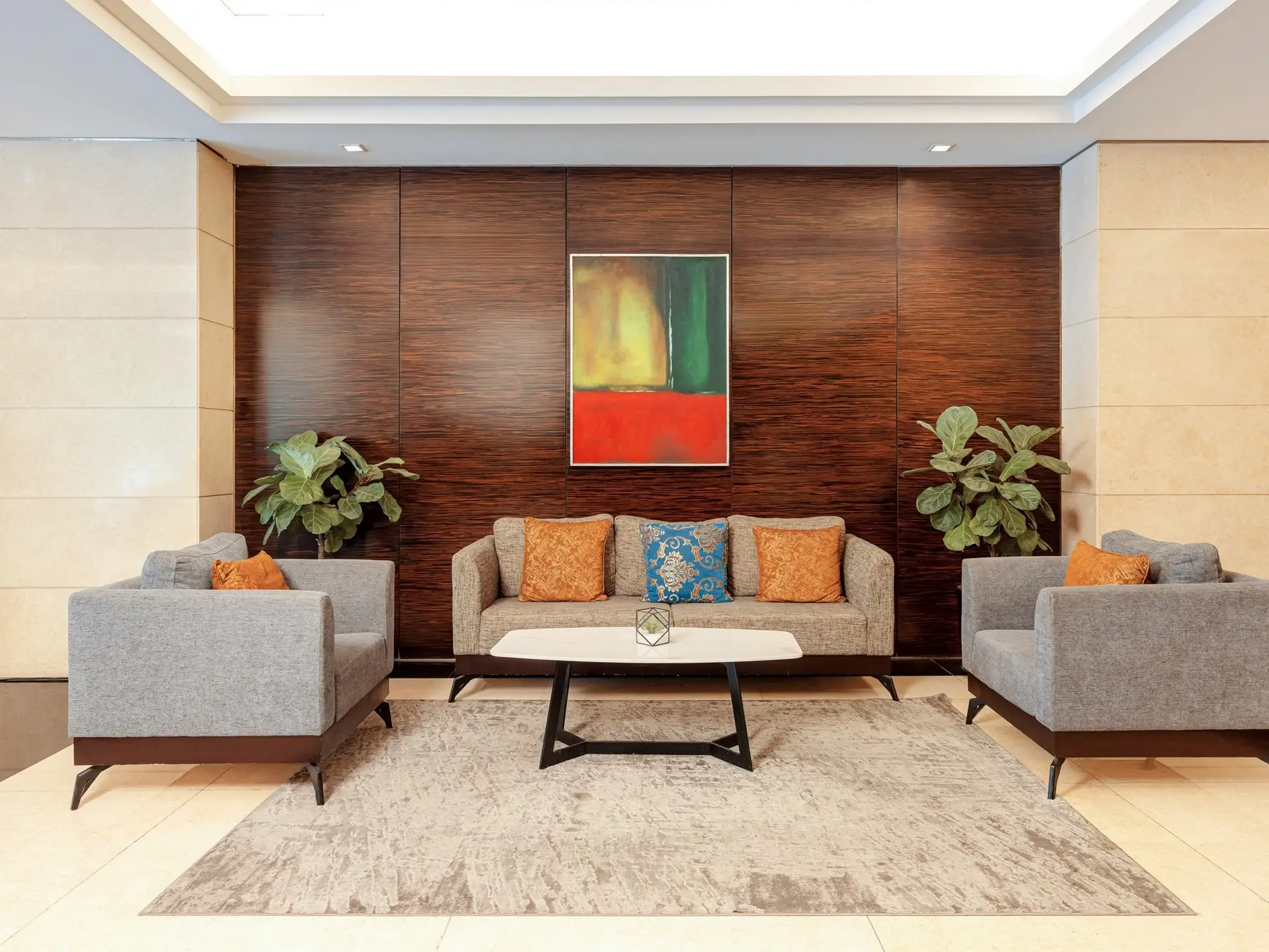 Somerset Hoa Binh receiption (2) Somerset Hoa Binh receiption ロビー